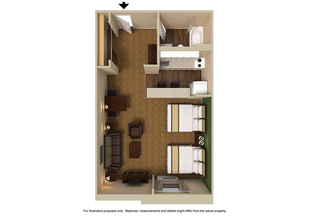 Extended Stay America Suites - Raleigh - Cary - Harrison Ave חדר תמונה